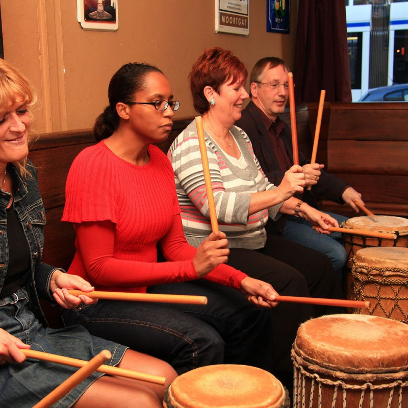 workshop djembe in Leiden volgen